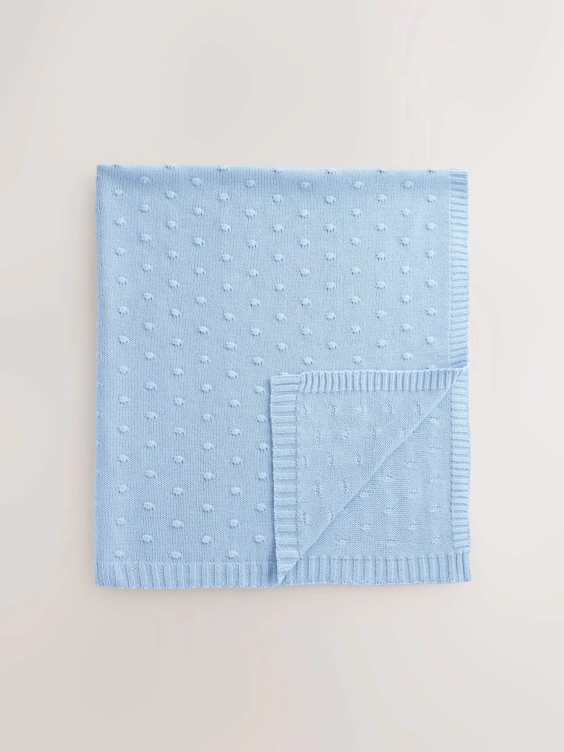 Blauw - Baby Bobble Blanket