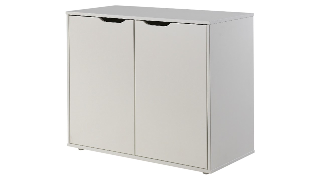 Commode 2 deuren Pino/Scott wit