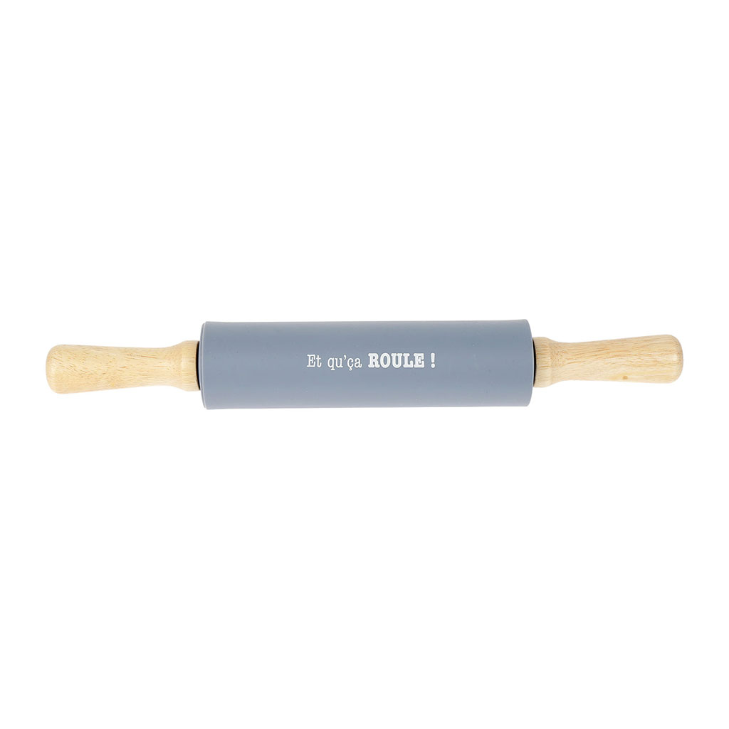 Rouleau pâtisserie silicone bois L 38cm