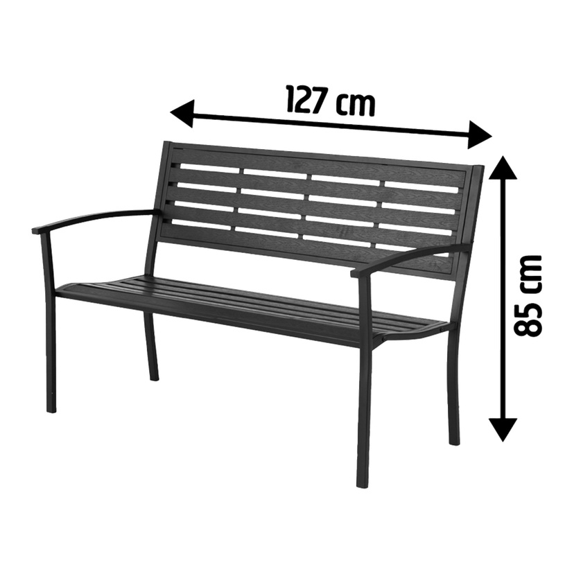 Benk 127x85x65 cm