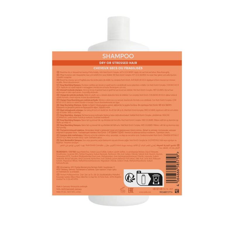 Shampooing cheveux secs Invigo Nutri-Enrich Wella 1L