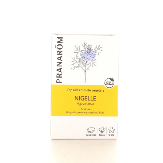Pranarom capsules huile de nigelle bio - Complément alimentaire