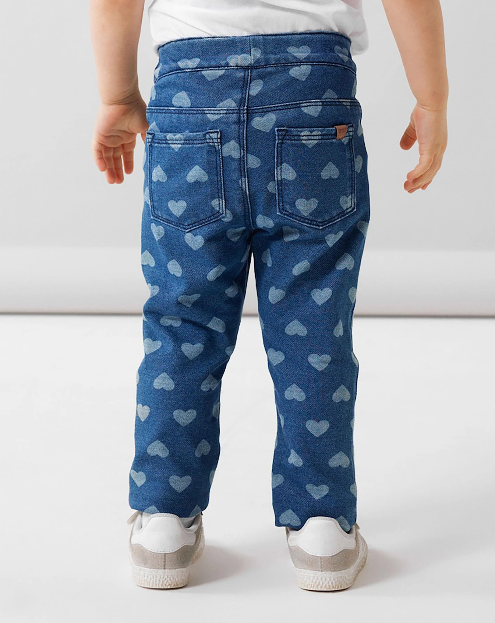 Leggings NMFSALLI HEART SLIM 2325-VB in dark blue denim