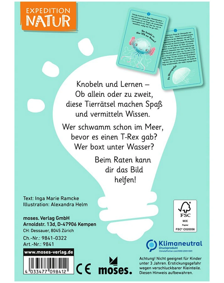 Quizspiel 50 WUNDERSAME TIERRÄTSEL - MEER UND STRAND