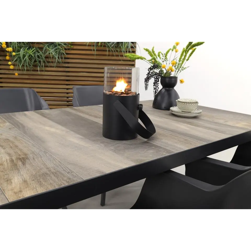 Hartman Sophie Xerix/Kings tuinset antraciet - 180x100 cm