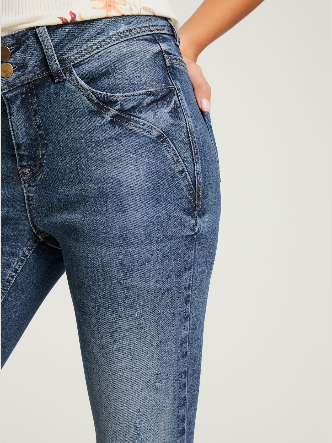 Jean coupe skinny tendance
