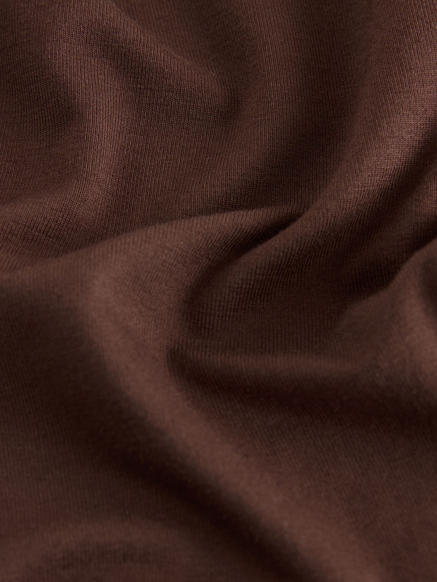 Chocoladebruin - Flare legging met omslag (3-16jr)
