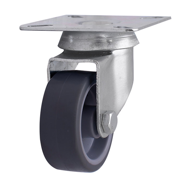 Roulette pivotante grise ø5 cm, charge max 30 kg