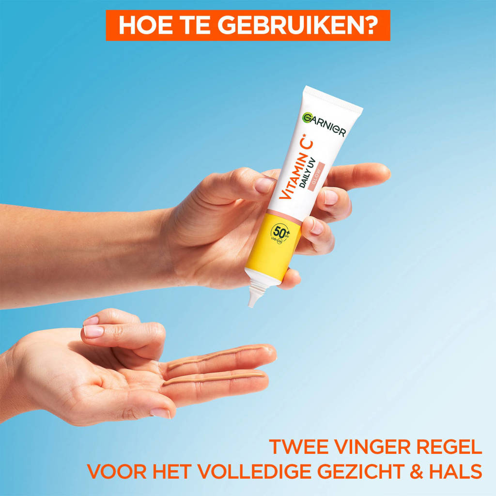 Fijne getinte crème voor natuurlijke make-upVitamine C UV fluid SPF50+ - 40 ml