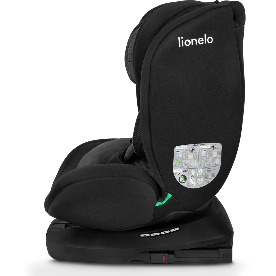 lionelo Kindersitz Bastiaan i-Size Black Grey