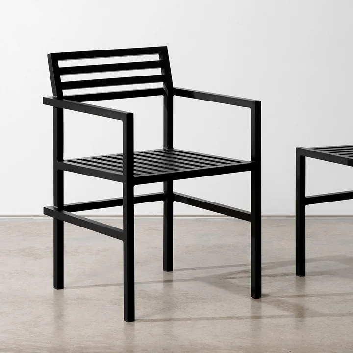 NINE - 19 Outdoors Dining Armchair, grün