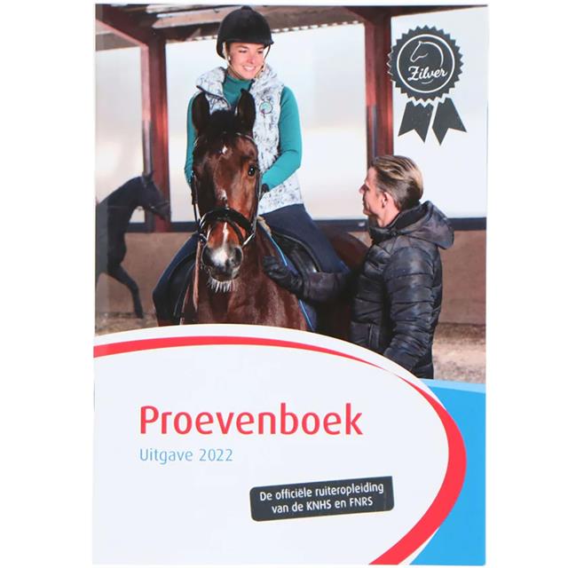 Boek & Proevenboek KNHS Leer Paardrijden Met Plezier Zilver