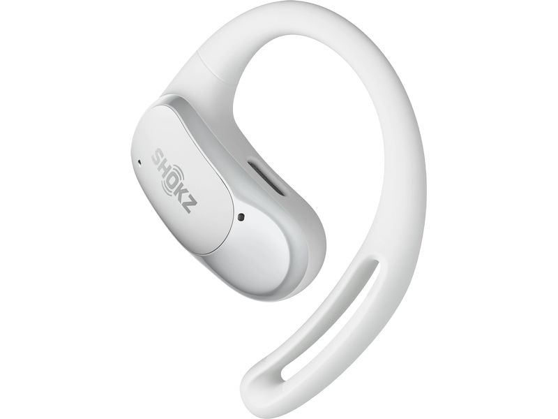 Shokz Wireless In-Ear-Kopfhörer OpenFit Air Weiss Open-Ear-Sportkopfhörer