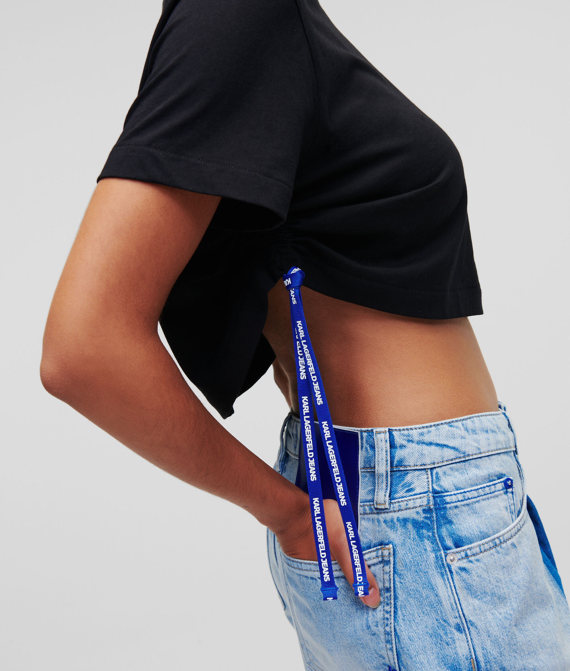 T-SHIRT BOXY FRONCÉ KLJ