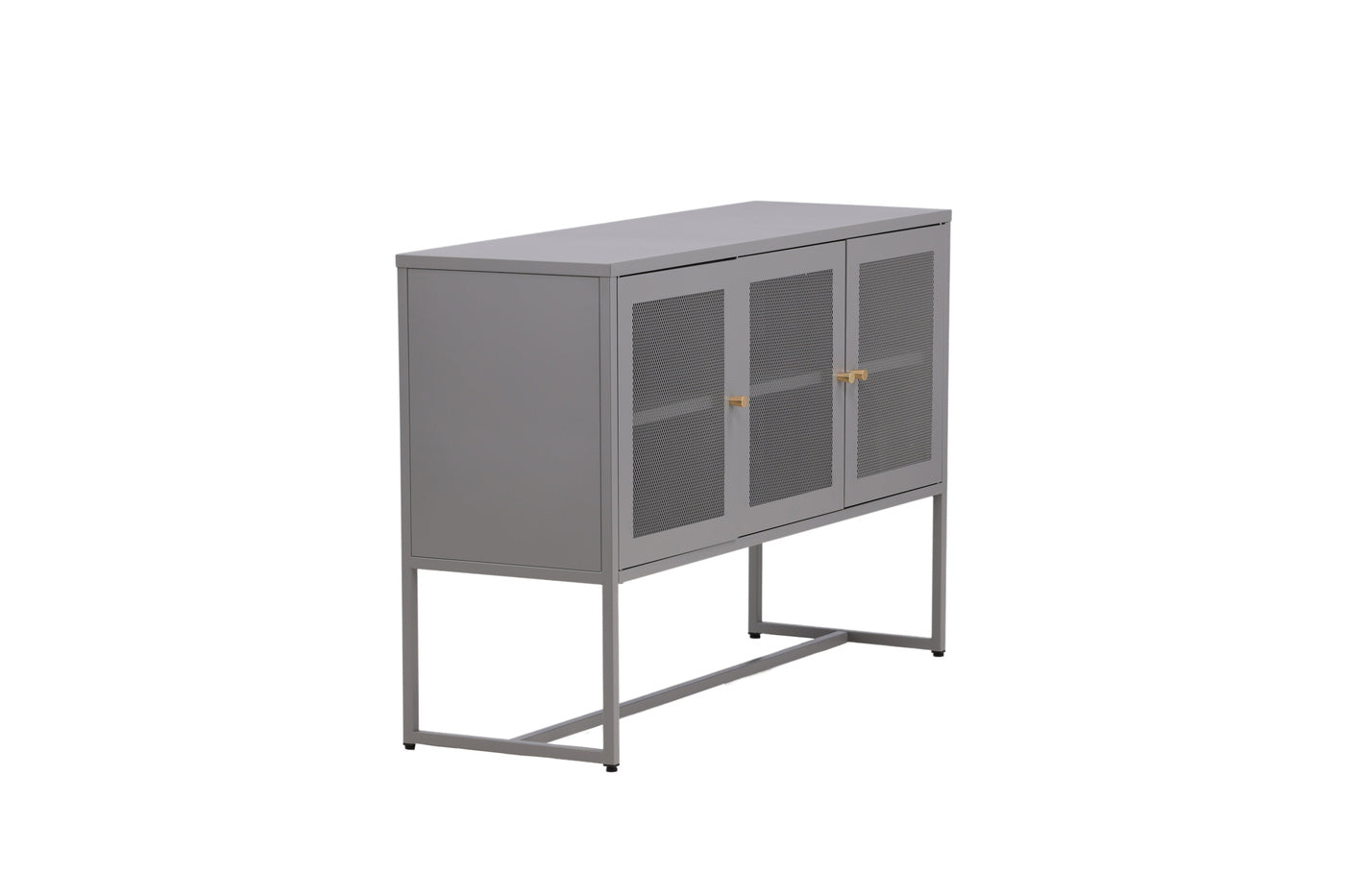 FjÃ´rd - Dressoir Lichtgrijs 120cm - Staal - Malla