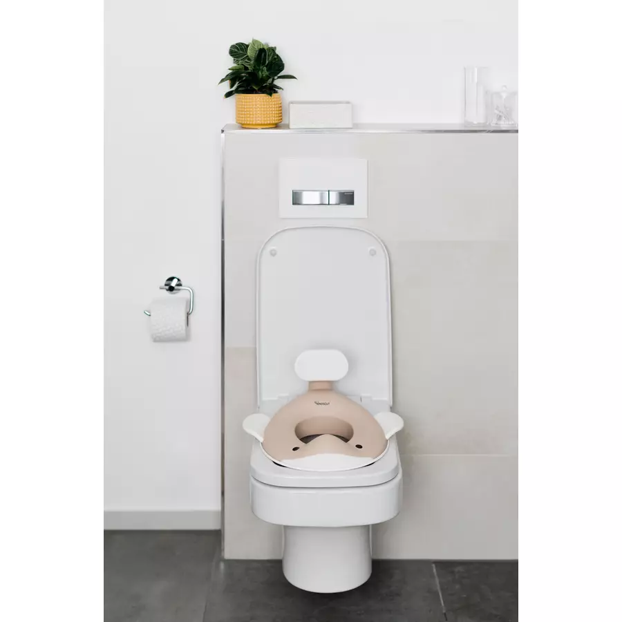 KINDSGUT Toilettenaufsatz Wal sand