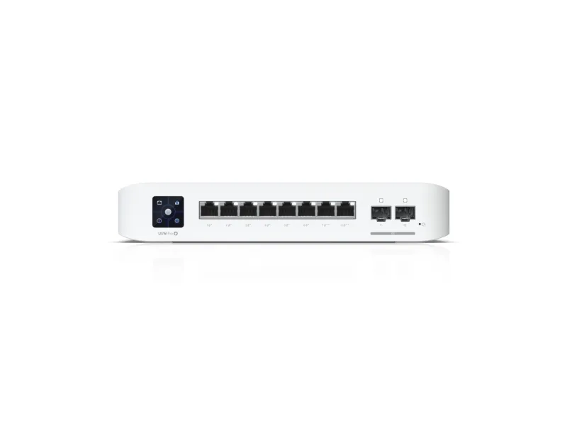 Ubiquiti UniFi Switch Pro 8 PoE - Switch - L3 - Administreret - 2 x 10/100/1000 (PoE  )   2 x 10Gb Ethernet SFP    6 x 10/100/1000 (PoE ) - væg-monterbar - PoE   (120 W)