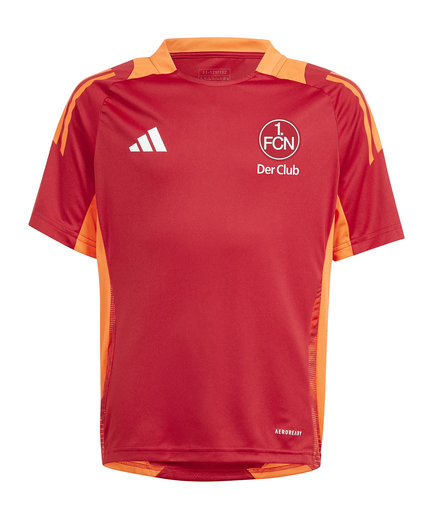 adidas 1.FC Nürnberg Trainingsshirt Kids Rot