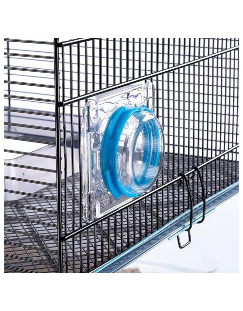 Ferplast Hamsterkooi Favola - Dierenverblijf - 60x36.5x30 cm Zwart