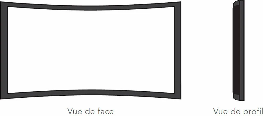 Lumene Movie Palace UHD 4K Curve 240C (16:9) Écrans de projection fixes