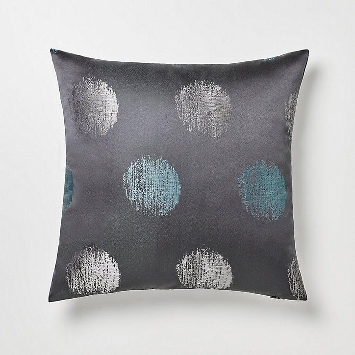 Coussin GoodHome Kolla gris foncé 45 x 45 cm