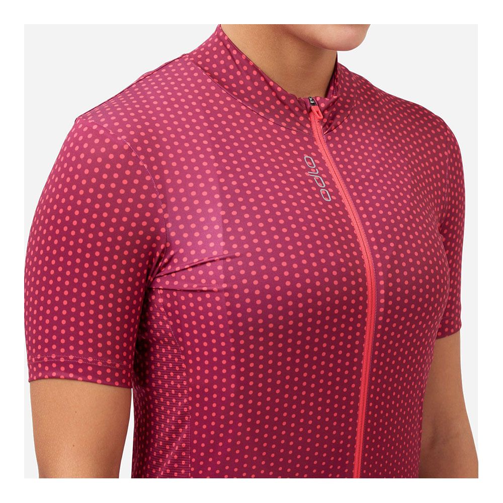 Odlo ZEROWEIGHT - Maillot Femme raspberry fudge/paradise pink