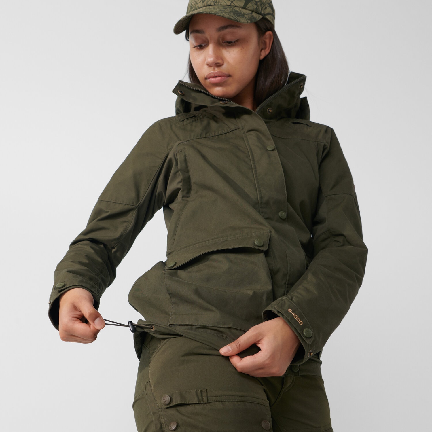 Fjällräven Forest Hybrid Jakke, Dame<br>Jaktjakke med topp bevegelsesfrihet!