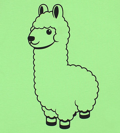 ANIMAL T-Shirt - DyrHide - Hell Green Lama Buddy
