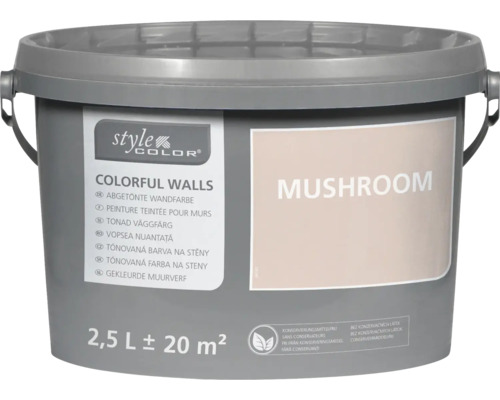 StyleColor KLEURRIJKE MUREN muur- en plafondverf paddestoel 2,5 L