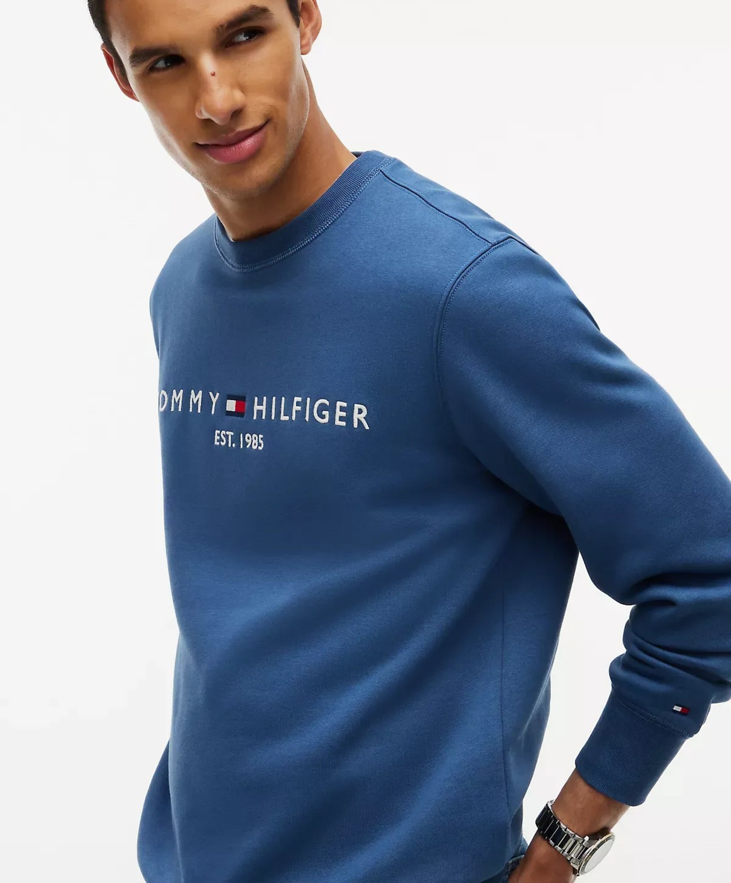 Tommy Hilfiger Heren sweater blauw