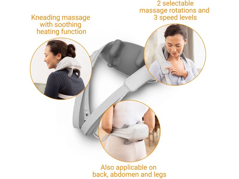 Medisana Nacken-Massagegerät NM990 Massage in drei Geschwindigkeitsstufen