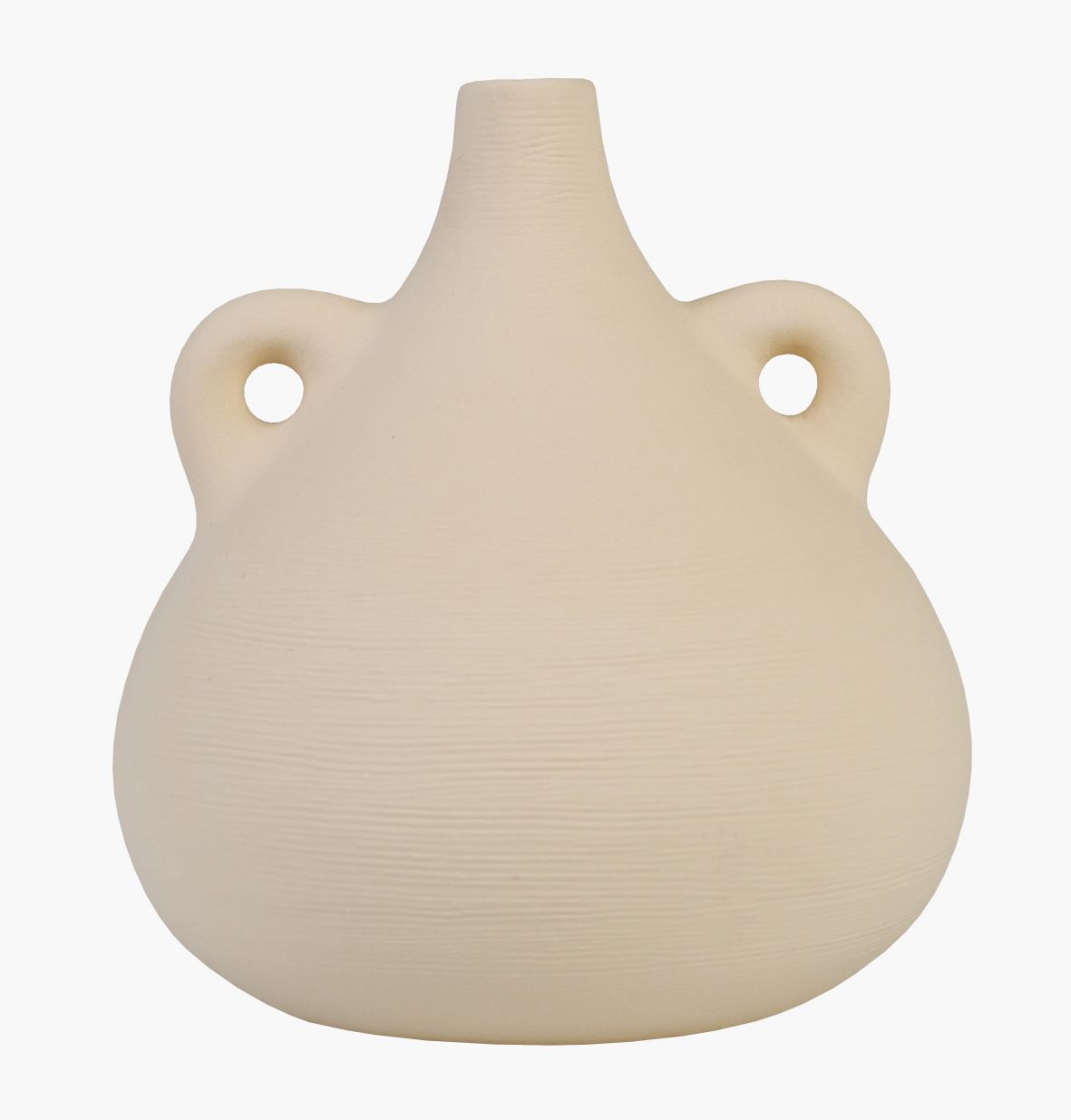 Vase beige - 19x19x20 cm