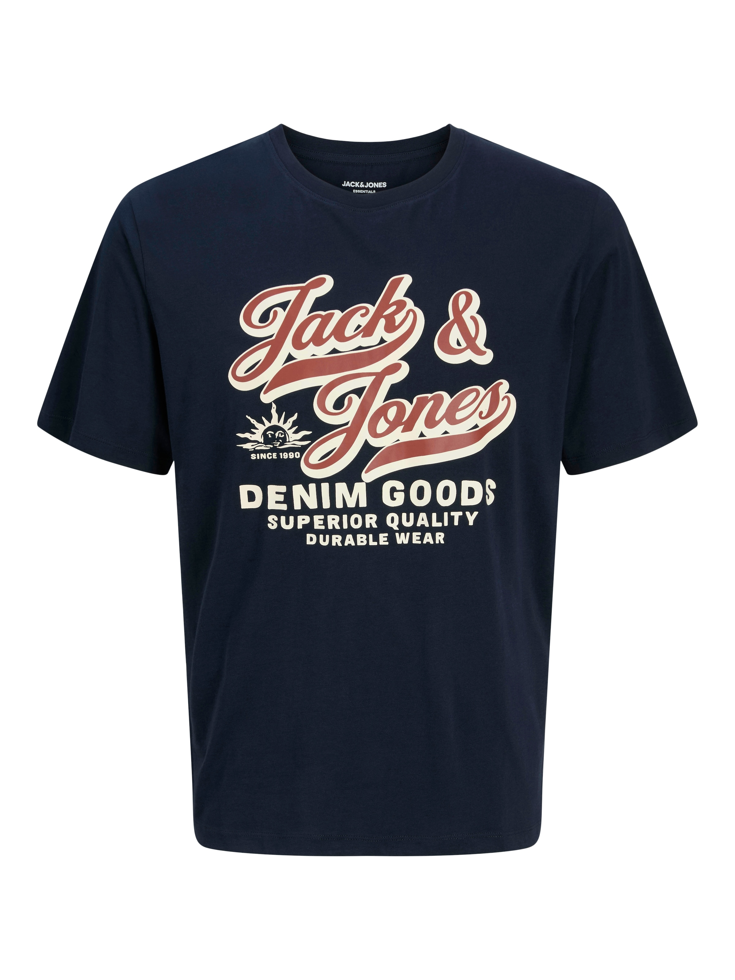 Jack & Jones PlusSize T-Shirt »JJELOGO TEE SS ONECK 2 COL AW25 NOOS PLS«