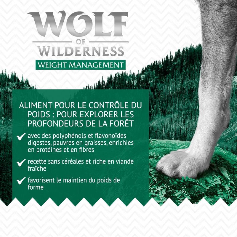 Wolf of Wilderness Explore The Vast Forests - Weight Management pour chien