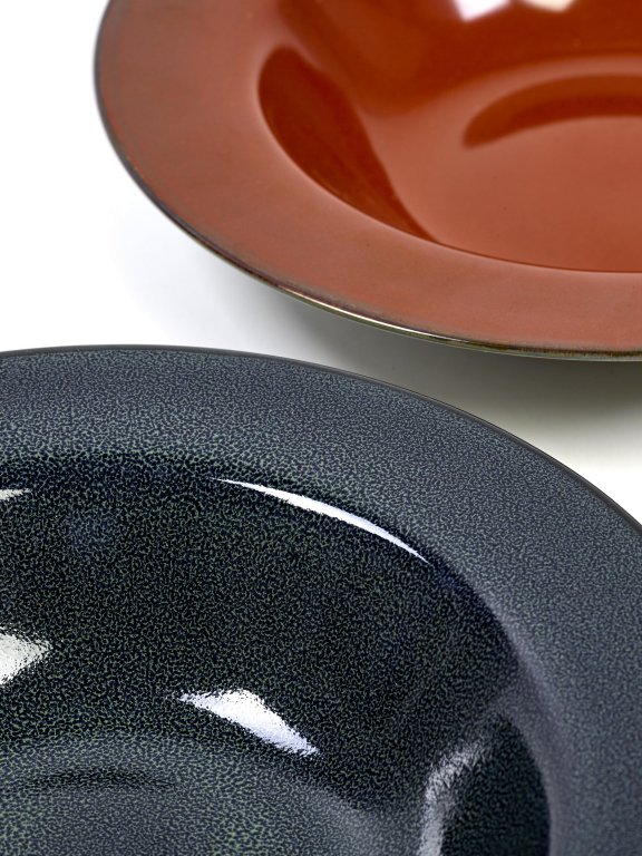 Serax Terres de Rêves by Anita le Grelle pastabord Ø27,3 smokey/dark blue
