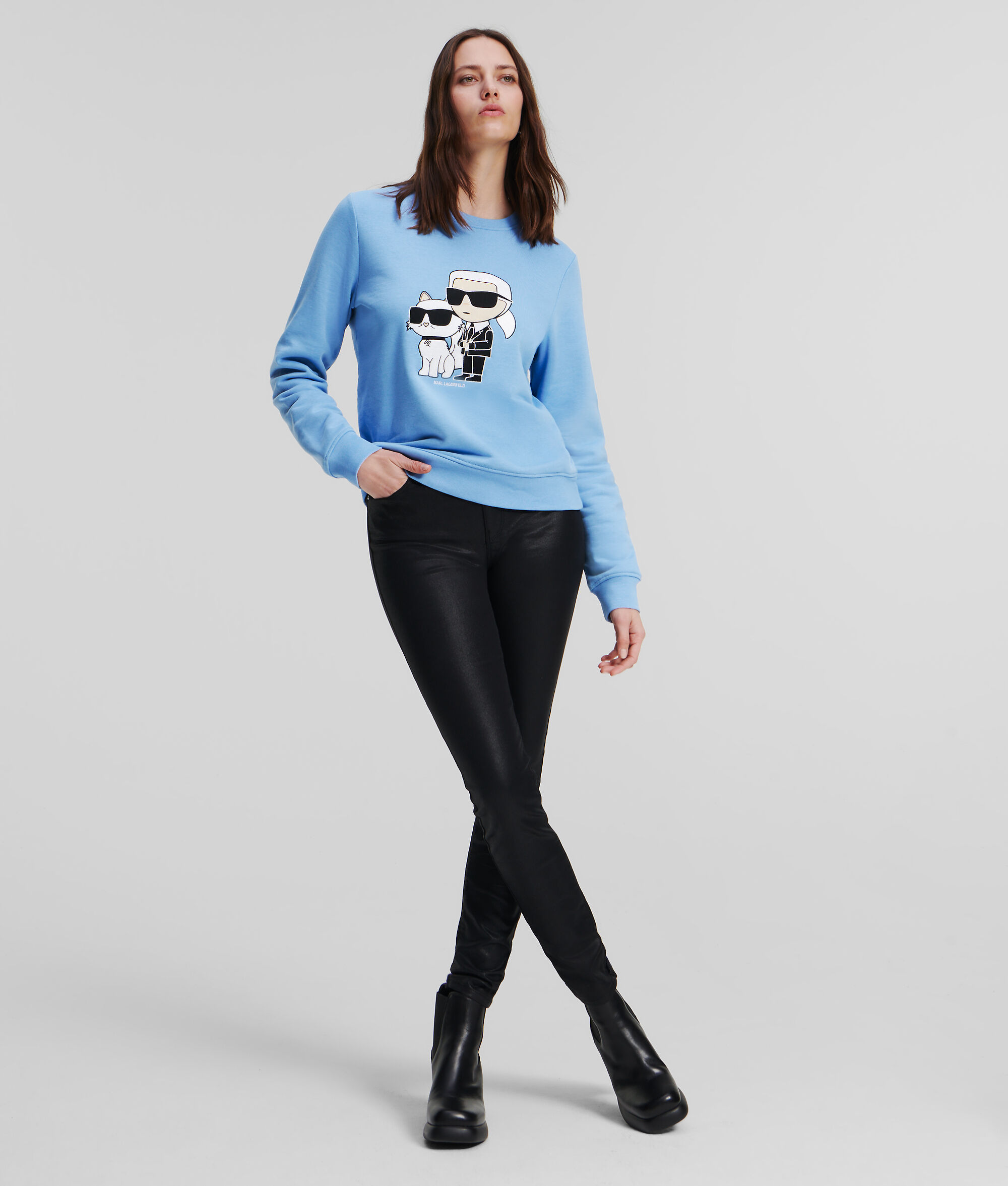 SWEAT-SHIRT KARL IKONIK KARL ET CHOUPETTE