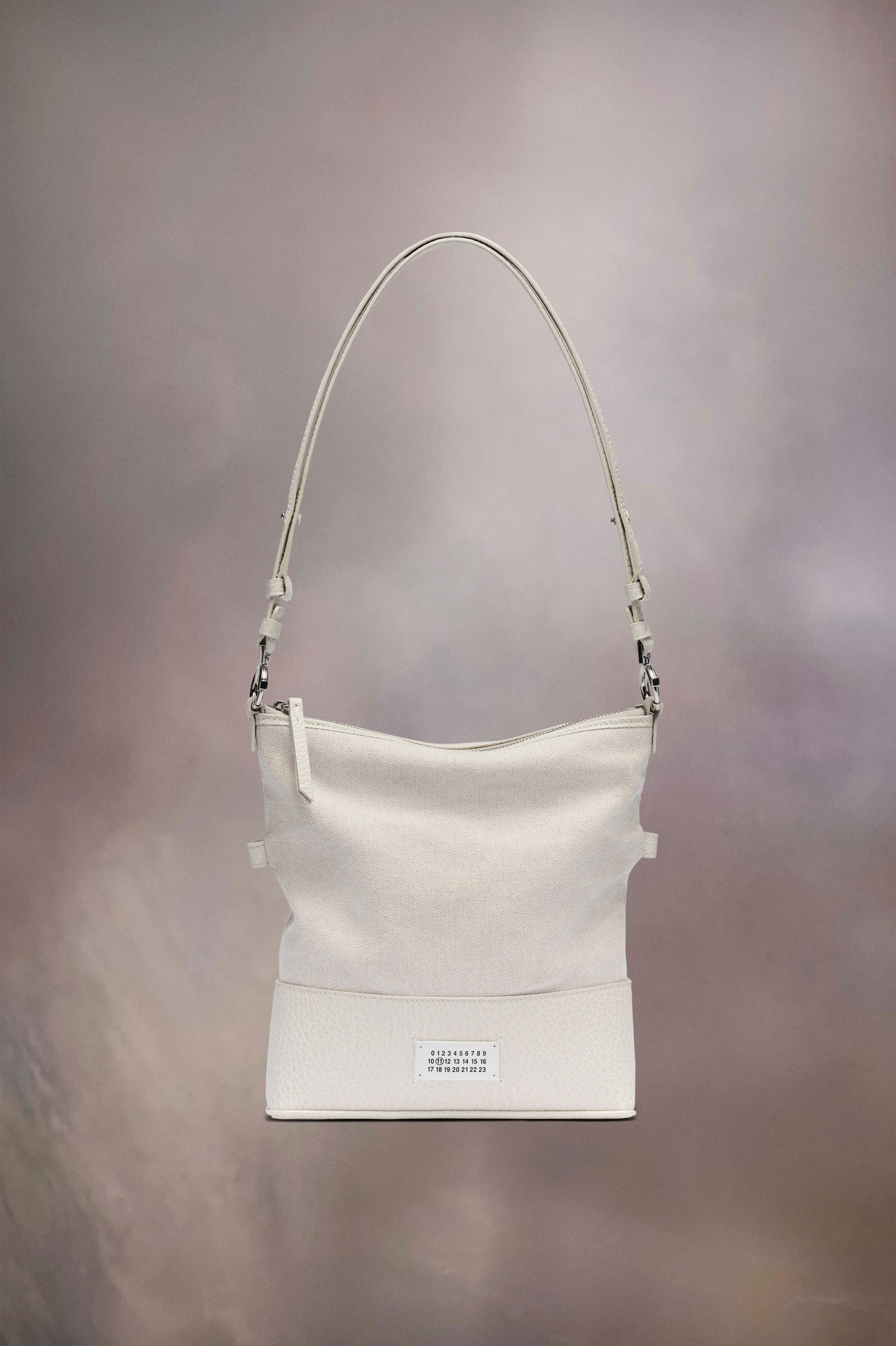Sac 5AC hobo small Gris clair