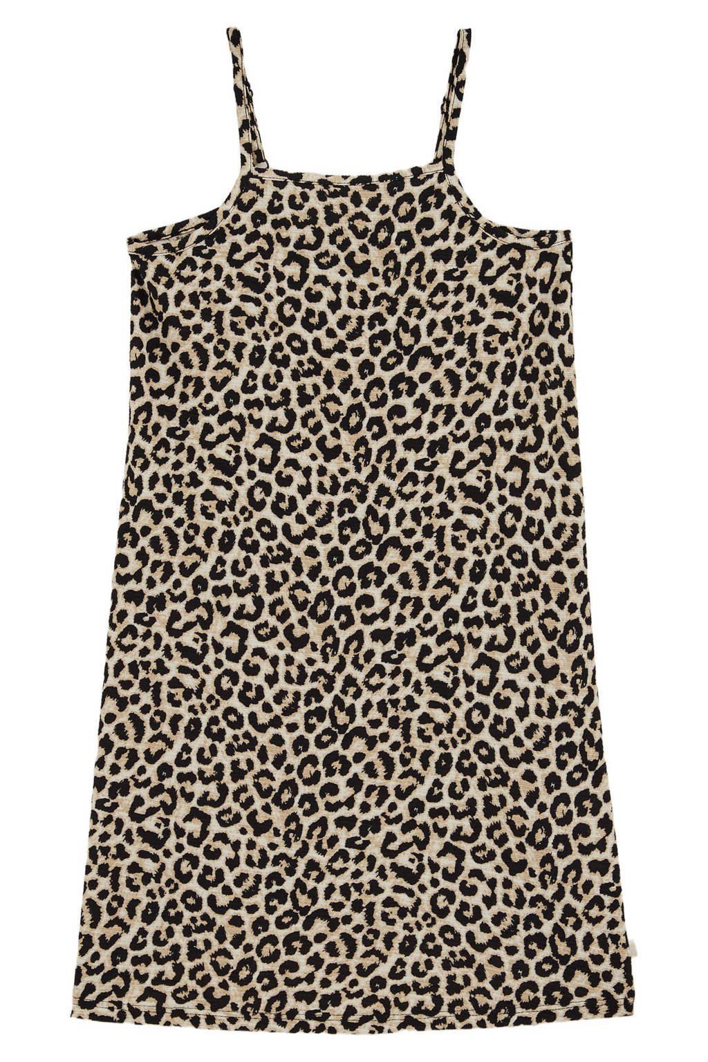 WE Fashion overgooier zomerjurk beige