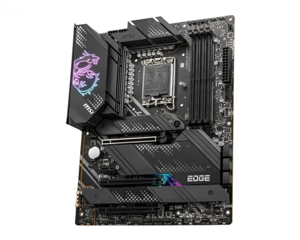 [OUTLET] - MSI MPG Z690 EDGE WIFI - Bundkort - ATX - LGA1700 sokkel - Z690 Chipset - USB-C Gen2, USB 3.2 Gen 1, USB 3.2 Gen 2, USB-C Gen 2x2 - 2.5 Gigabit LAN, Wi-Fi 6, Bluetooth - onboard grafik (CPU påkrævet) - HD Audio (8-kanaler)