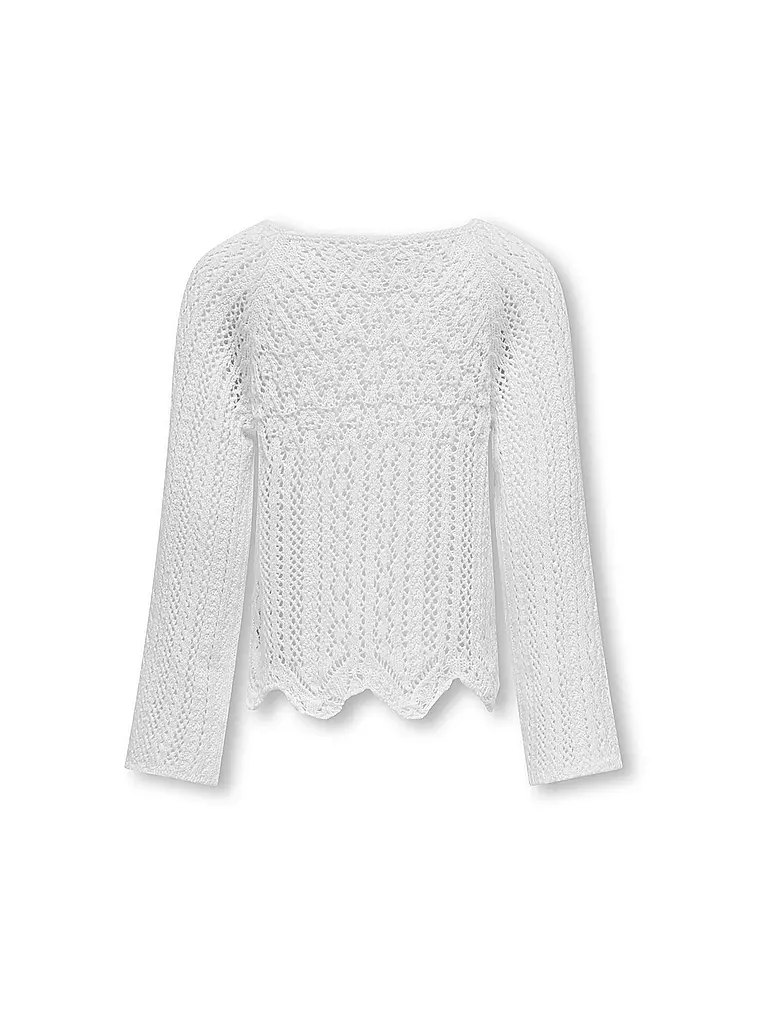ONLY Mädchen Pullover KOGNEWCARLA weiss