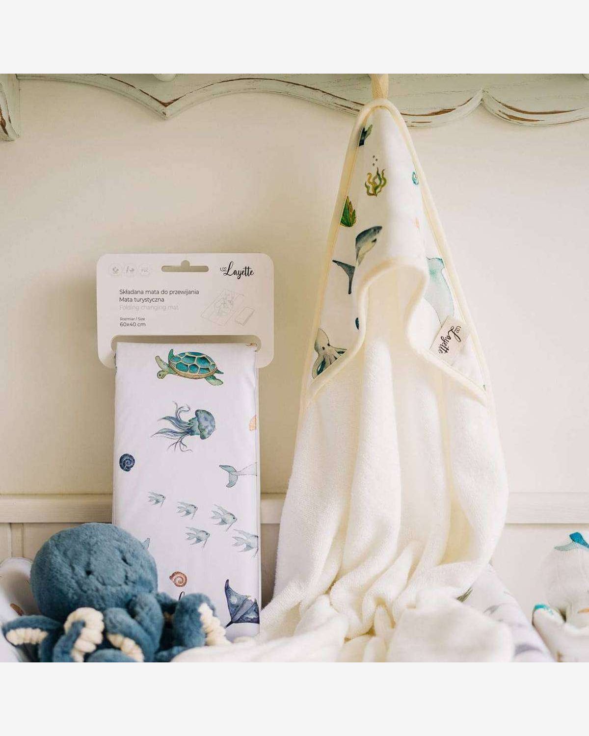 Badehåndkle Baby – 100% Bambus – 85x85cm