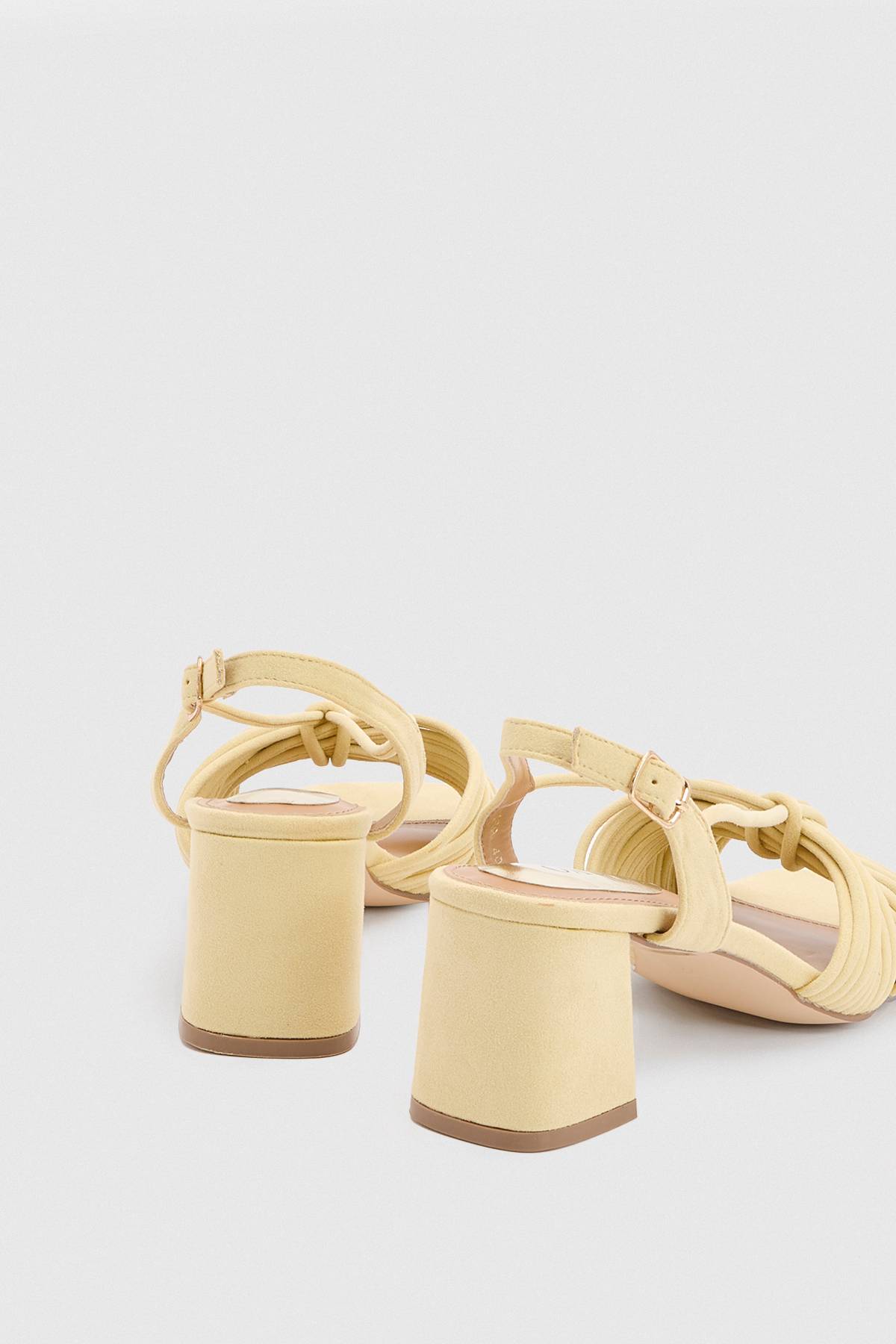 Oasis Sandales À Brides Heidi En Synthétique Avec Talon Bloc Évasé