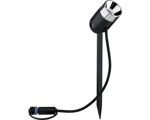 Paulmann Plug & Shine LED enkele spot met grondpen IP65 3,5W 240 lm 3000 K Pike antraciet 230/24 V