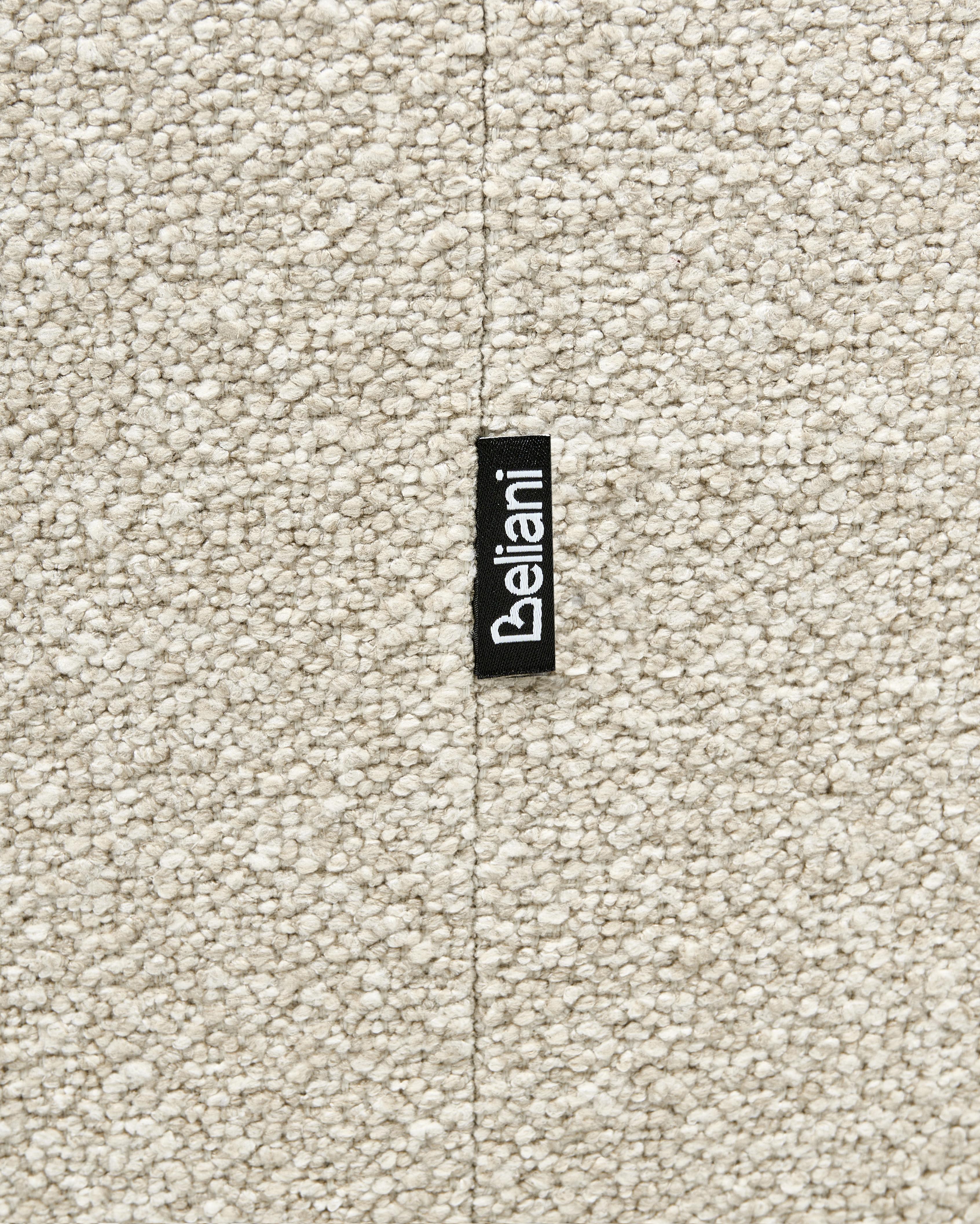 Draaifauteuil MOLLEBY Bouclé Lichtbeige