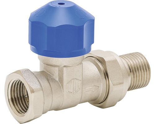 Thermostaatkraan Rotheigner, rechtdoor, 1/2 inch, vernikkeld