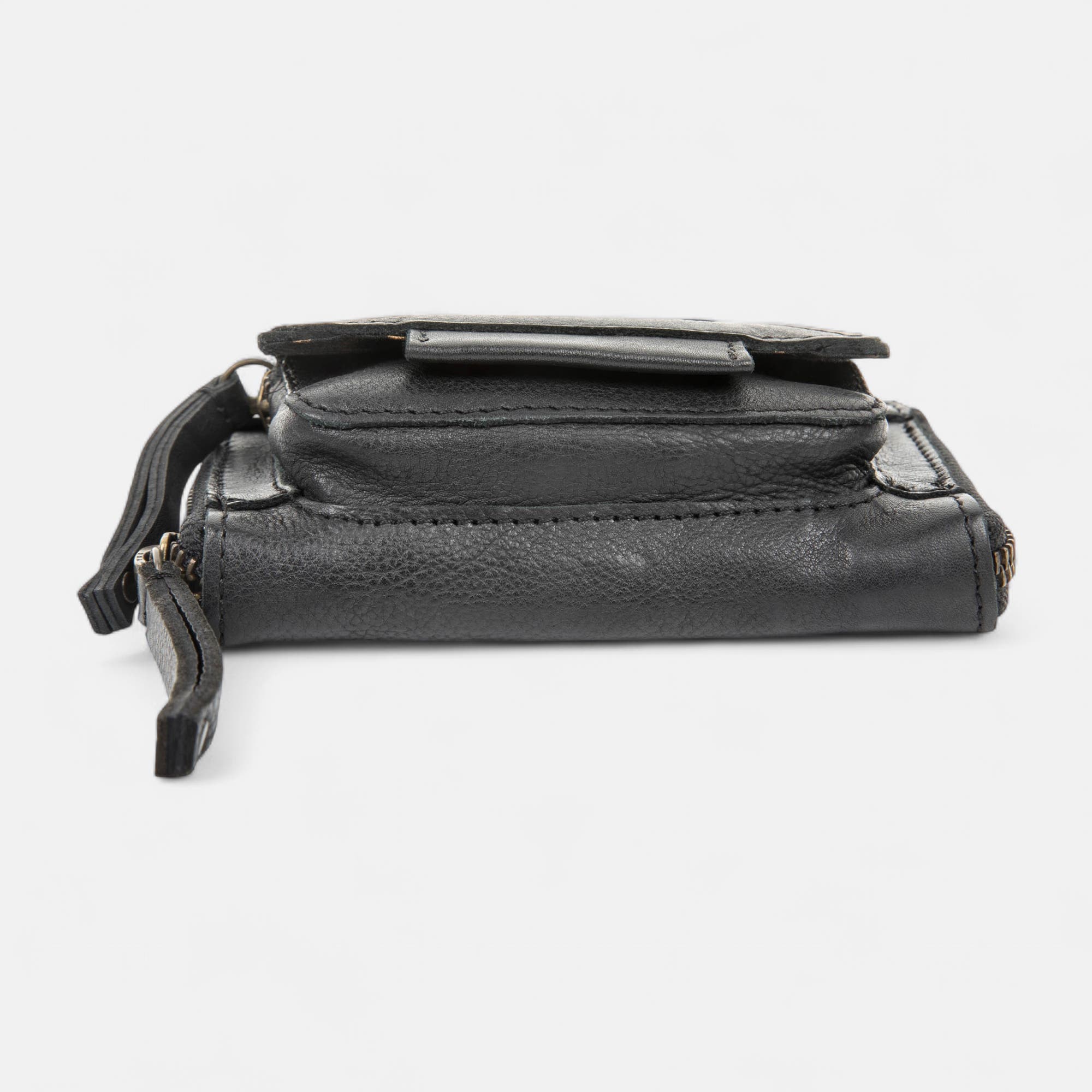 Petite maroquinerie en cuir noir