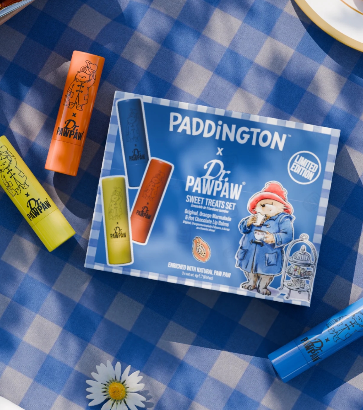 Dr. Paw Paw - *Paddington* - Conjunto de protetores labiais - Sweet Treats Set