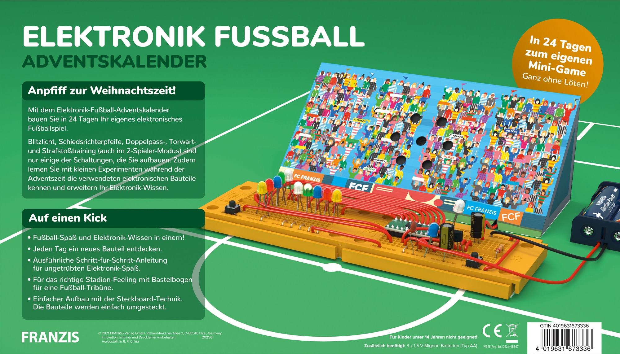 Elektronik-Fussball-Adventskalender