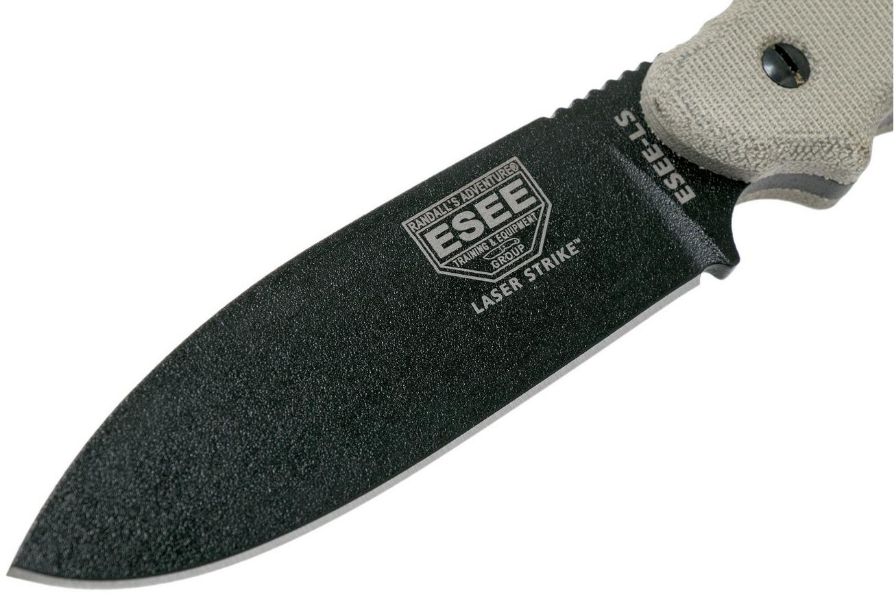 ESEE Laser Strike LS-P survivalmes met kydex schede   riemclip
