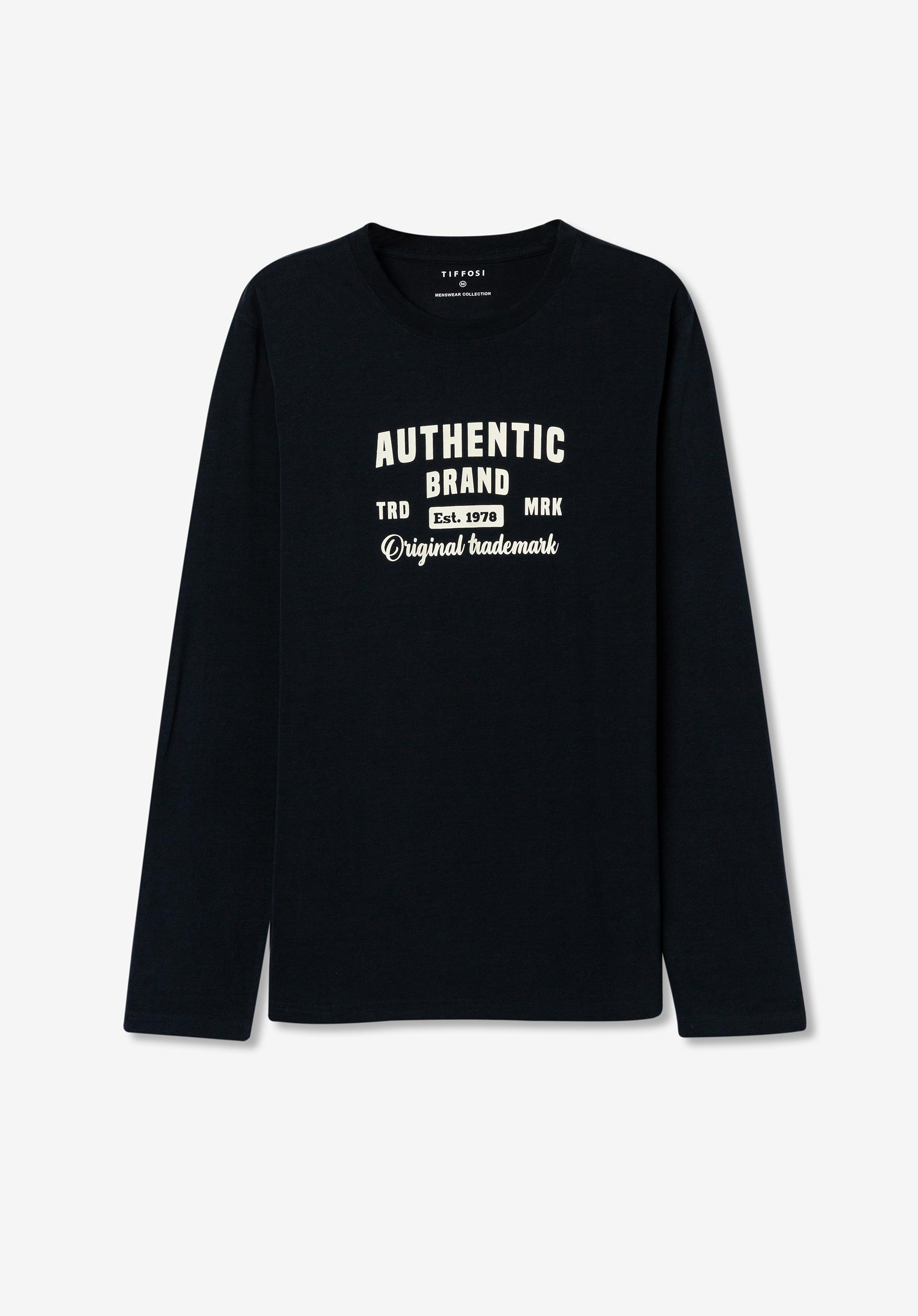 T-shirt Estampado Frontal Toque Suave